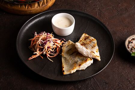 Филе судака на гриле 