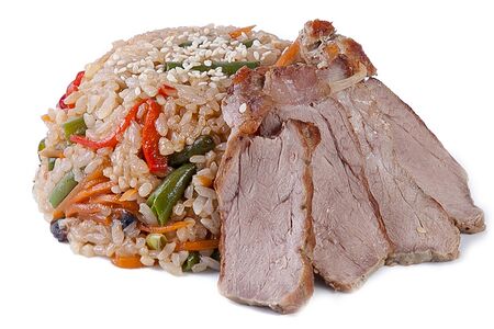 Тяхан со свининой