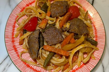 Лагман жареный