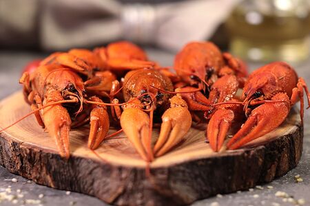 Рак средне-крупный вареный