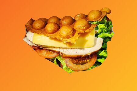 Гонконгская вафля Цезарь