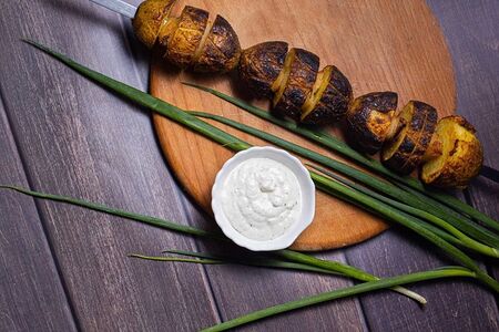 Картофель с салом