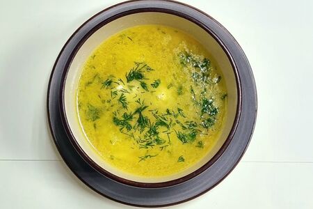 Суп Куриный с яичной лапшой и фрикадельками