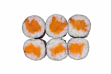 Мини-ролл лосось