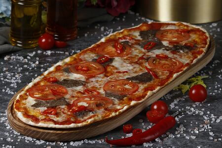 С говядиной и перцем чили