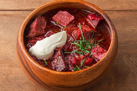 Борщ с говядиной