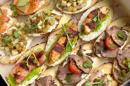 Сет Брускетты Fish&Meat, L