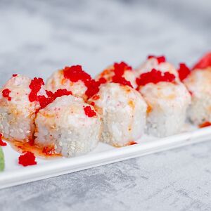 Запеченный с гребешком