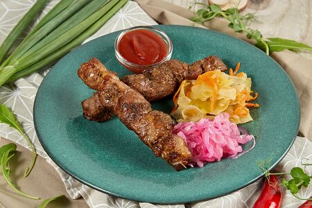 Шашлык из cвинoй шеи