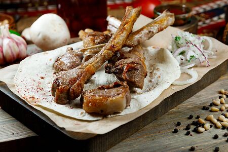 Шашлык из корейки ягнёнка