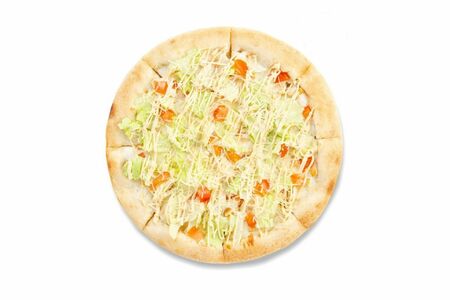 Цезарь пицца на сливочной основе