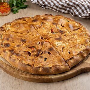 Пицца Кальцоне с курицей и грибами