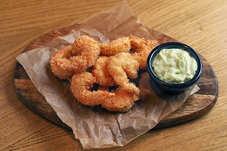 Креветки темпура