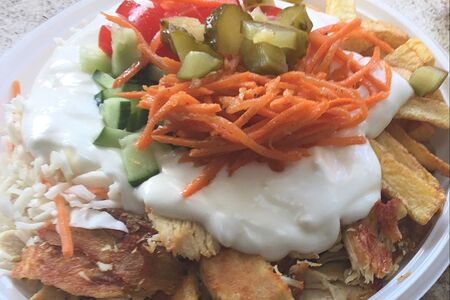 Шаурма Мини в тарелке