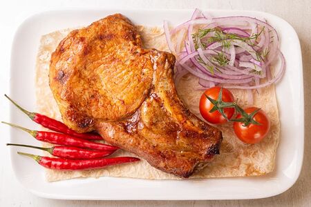 Шашлык из cвинoй корейки