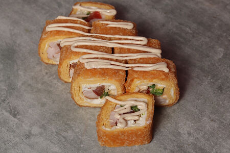 Тортилья с курицей темпура