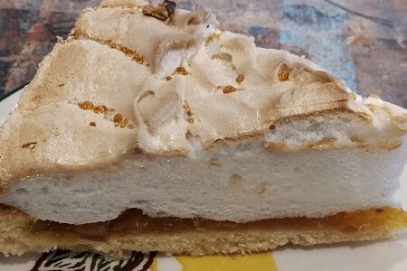 Лимонный с меренгой