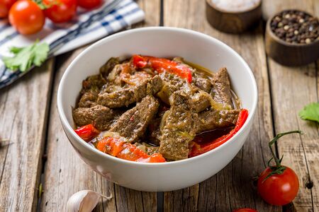 Чашушули с говядиной