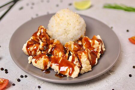 Курица терияки с рисом