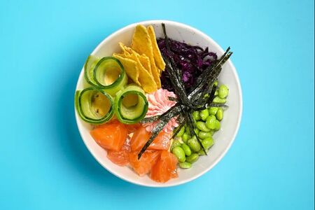 Поке Лосось крем-чиз