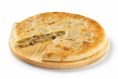 Пирог с картофелем и грибами