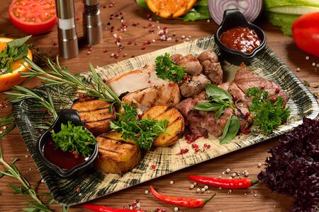 Мясное плато гриль
