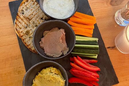 Дипы с овощами