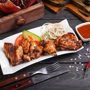 Шашлык из куриного ассорти