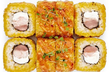 Тунец-креветка темпура