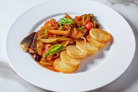 Филе сибаса по-сицилийски