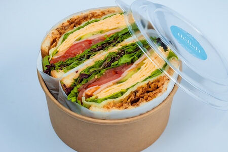 Ванпаку с копчёной курицей