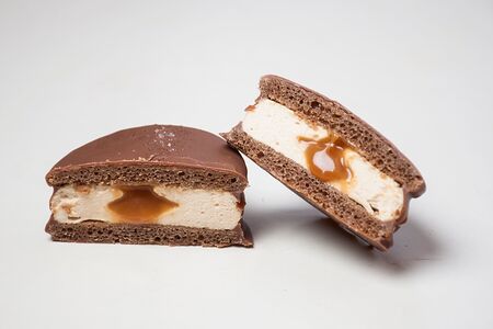 Veg Чоко Пай с солёной карамелью без глютена