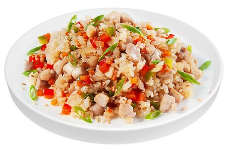 Тяхан с курицей