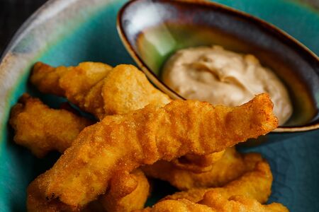 Куриные стрипсы чили