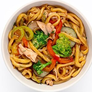 Wok лапша с курицей и цукини № 4