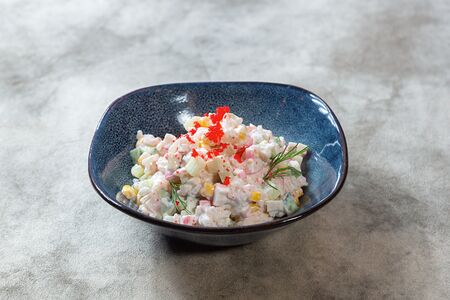 Салат Крабовый с японским рисом