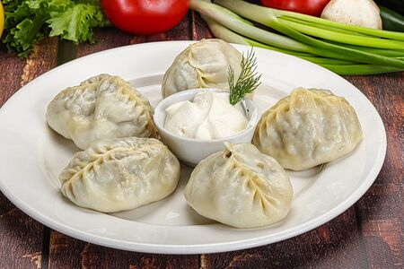 Манты отварные