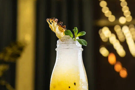 Лимонад маракуйя с ромашкой