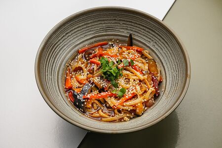 Лапша с говядиной