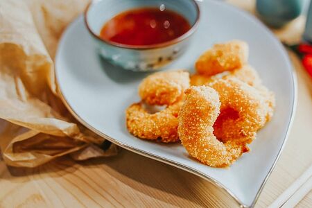 Креветки в темпуре