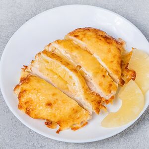 Курица запеченная с ананасом