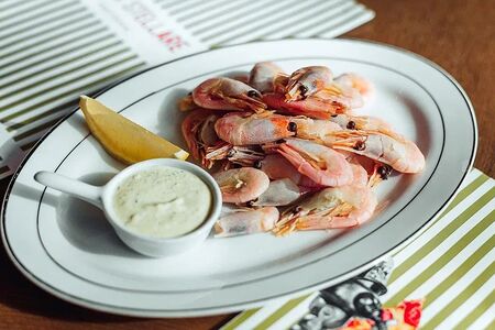 Креветки отварные