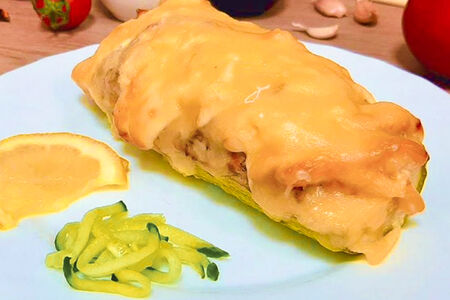 Кабачок фаршированный фаршем