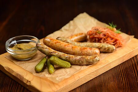 Куриная колбаска