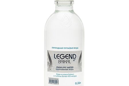 Вода Легенды Байкала газированная