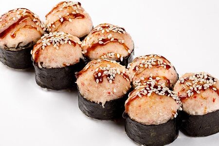 Запечённый сырный тунец