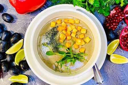 Крем-суп грибной