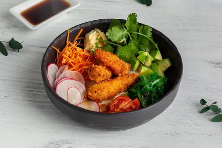 Поке с креветками