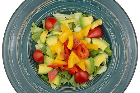 Овощной салатик со сметаной