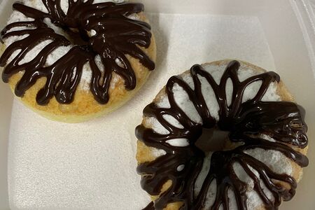 Пончики с шоколадом